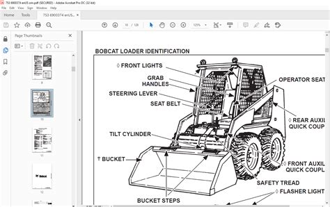 bobcat skid steer foot controls|skid steer operating instructions.